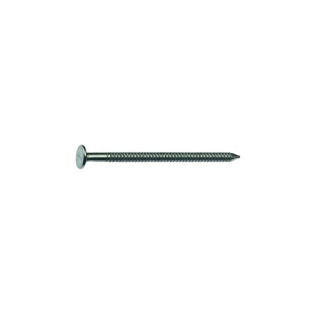 GRIP-RITE Common Nail, 1-1/4 in L, 3D, Steel, Bright Finish, 12.50 ga 114ATUL5